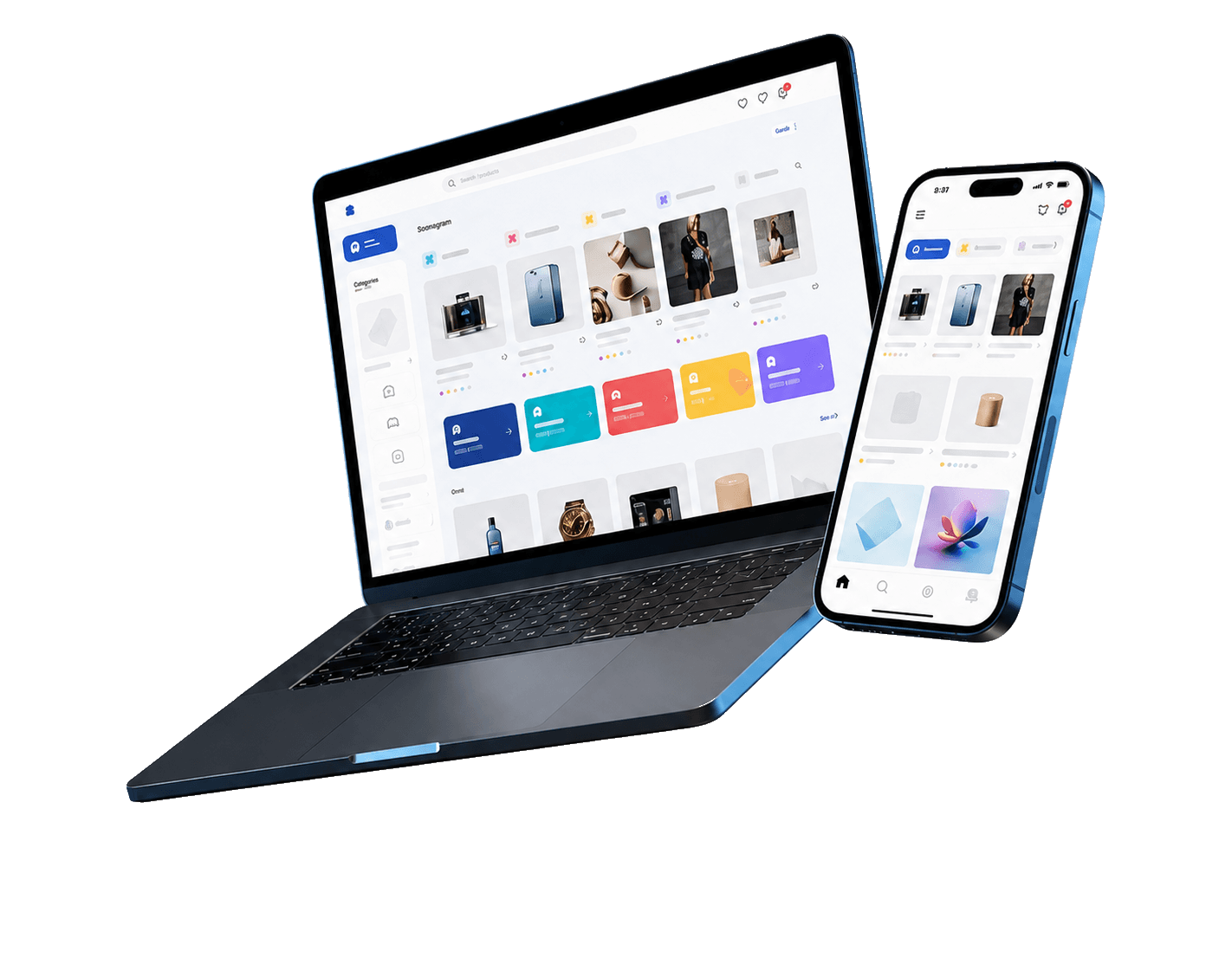Preview of a product workspace